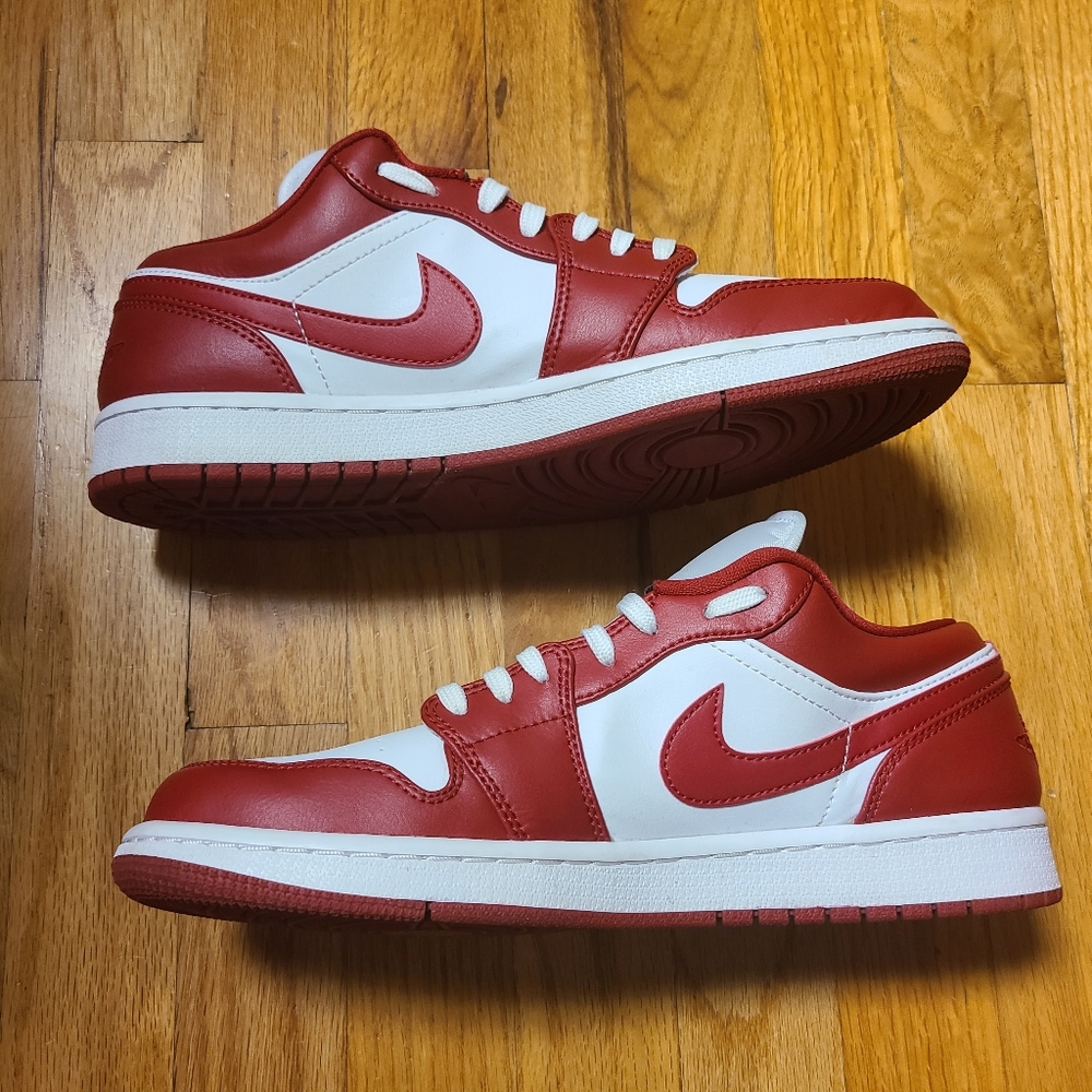 Nike Jordan 1 Low Gym Red/White Men's 9